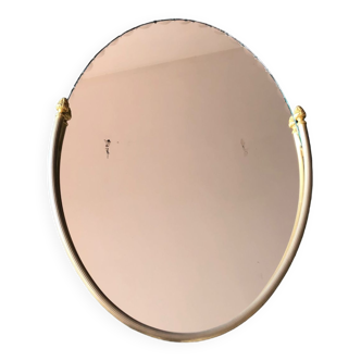 Beveled wall mirror gilded frame