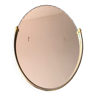 Beveled wall mirror gilded frame