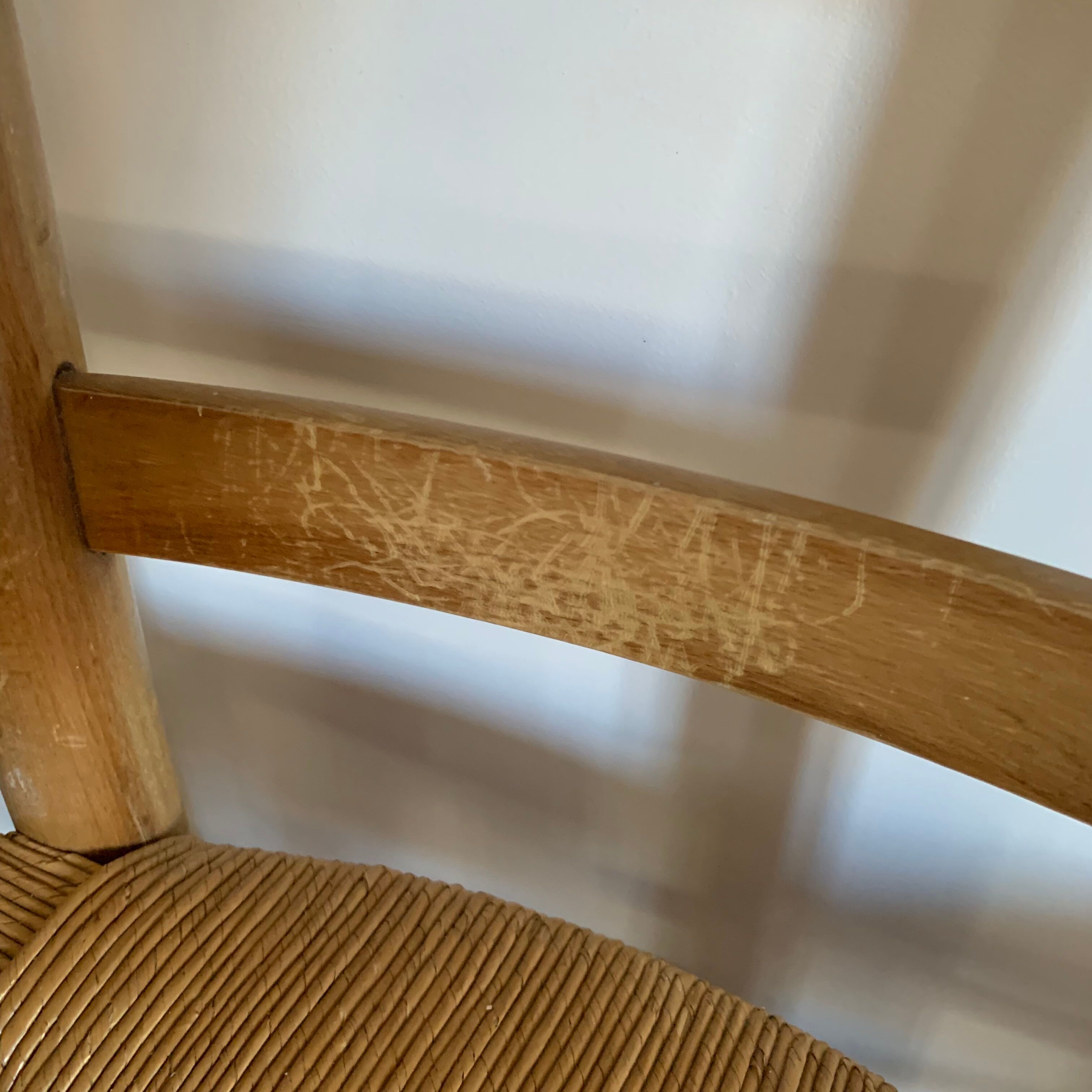 Set of four mulched chairs