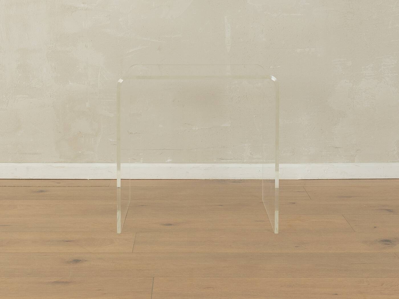 Table d'appoint en verre acrylique, années 1960