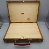 Old wooden paint box