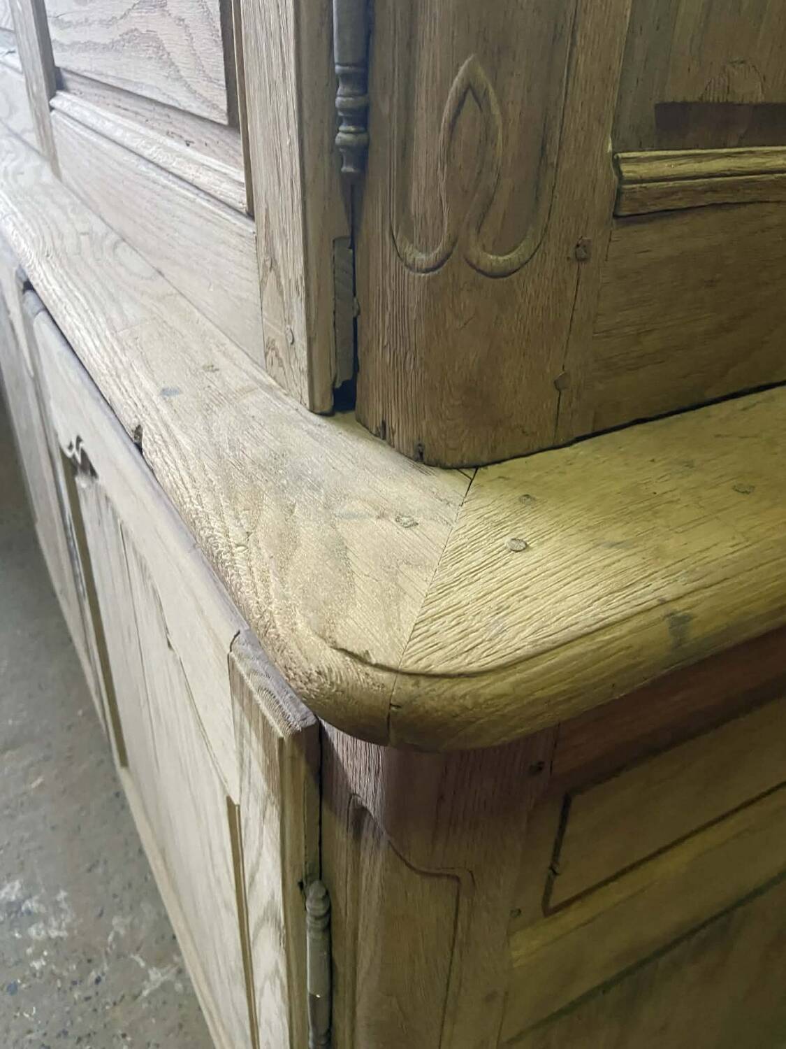 Large antique wooden dresser