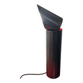 Brushed steel lamp