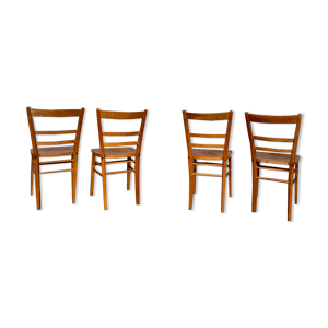 Série de 4 chaises bistrot - clair