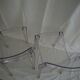 Pair of stackable chairs Victoria Ghost by Philippe Starck, Kartell