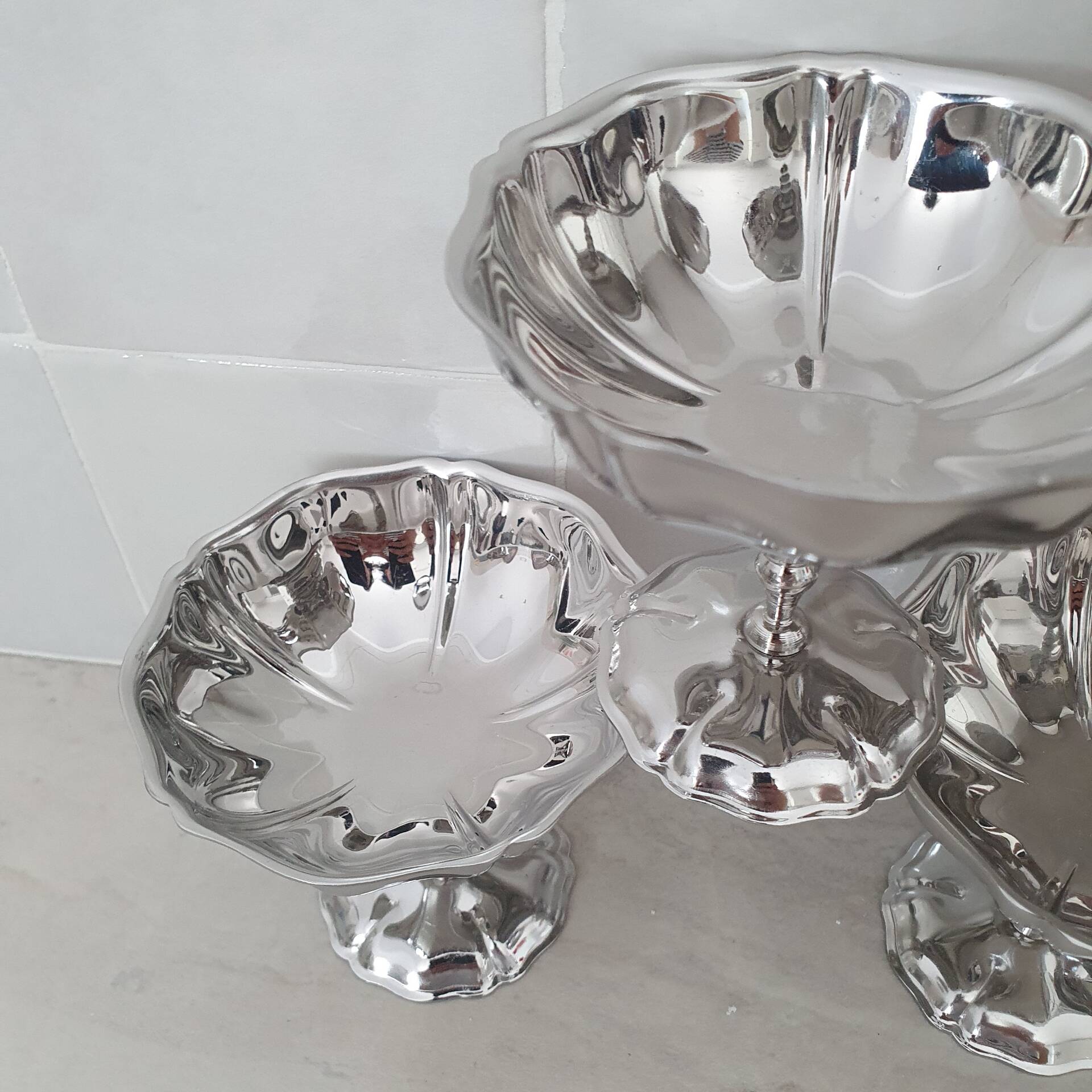 Coupes à dessert glace en inox