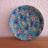 Saucer in enamels of Longwy