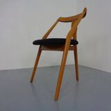 Mid-Century Tripod Beech Chair, 1960s