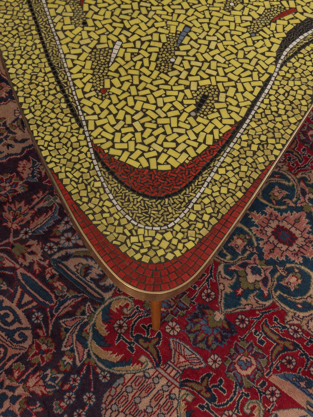 Mosaic coffee table, Berthold Müller-Oerlinghausen