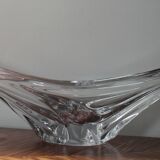 Daum crystal vase 72 cm from the 50s-60s signed