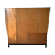 Marcel Gascoin vintage teak storage cabinet Alvéole edition, Circa 1950.