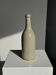 Bouteille vintage en grès beige moucheté H31