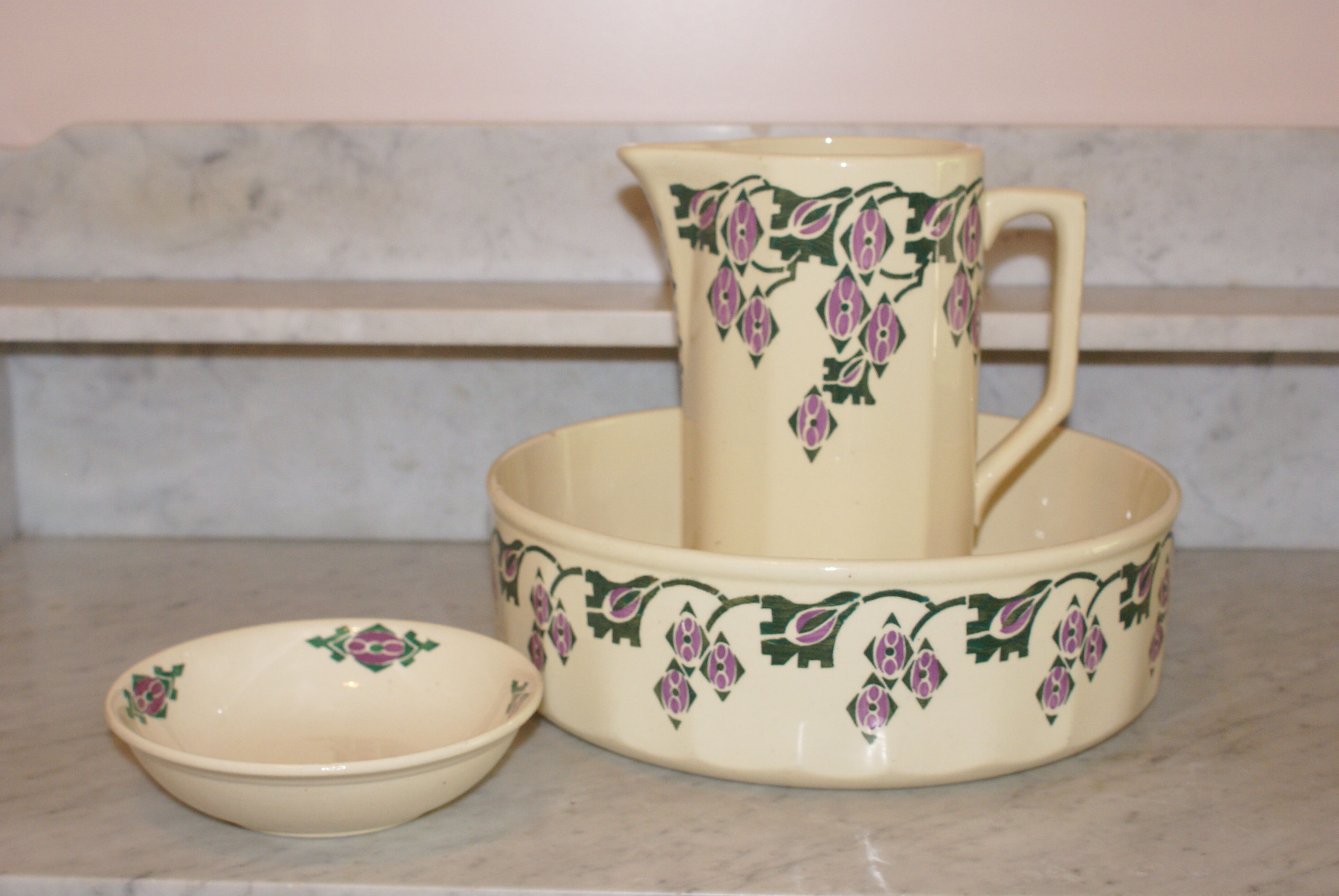 Ensemble de toilette en faïence Hamage