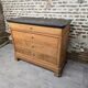 19th-century oak commode