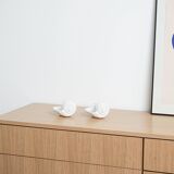 Porcelain seashell, Italian design, 1970s, production: Italy