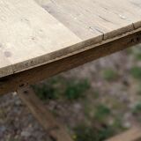 Old farmhouse table 2 drawers