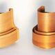 Four wall sconces in pine veneer model 4408 by Translandia - Denmark 1970s.