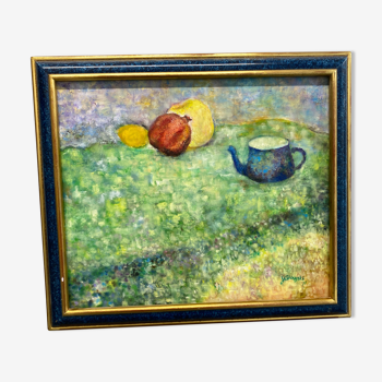 Still life signed and dated 1978