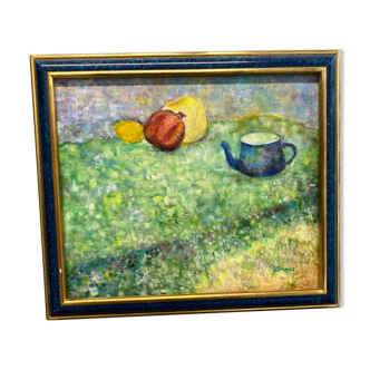 Still life signed and dated 1978