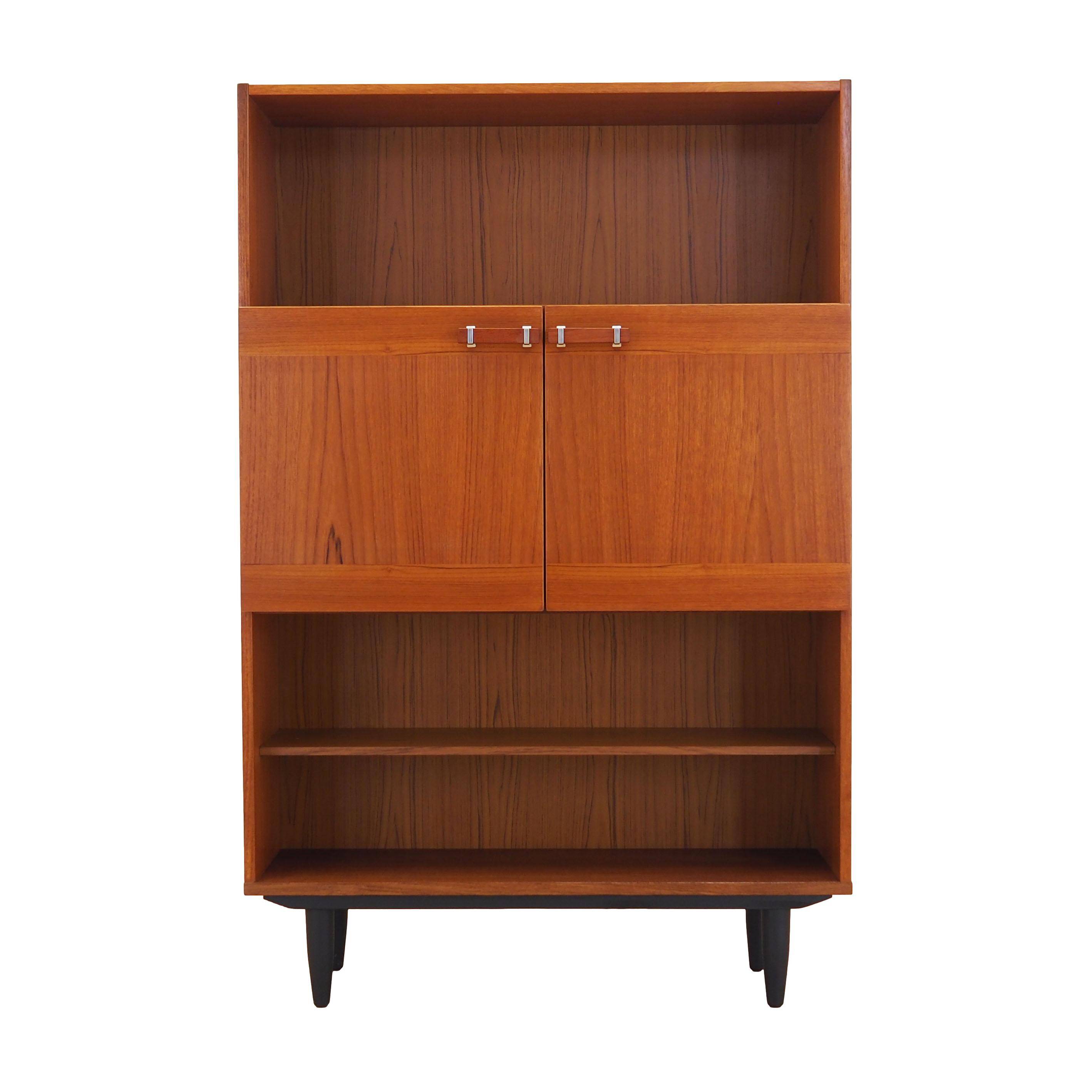 Teak bookcase, Danish design, 1970s, produced in Denmark