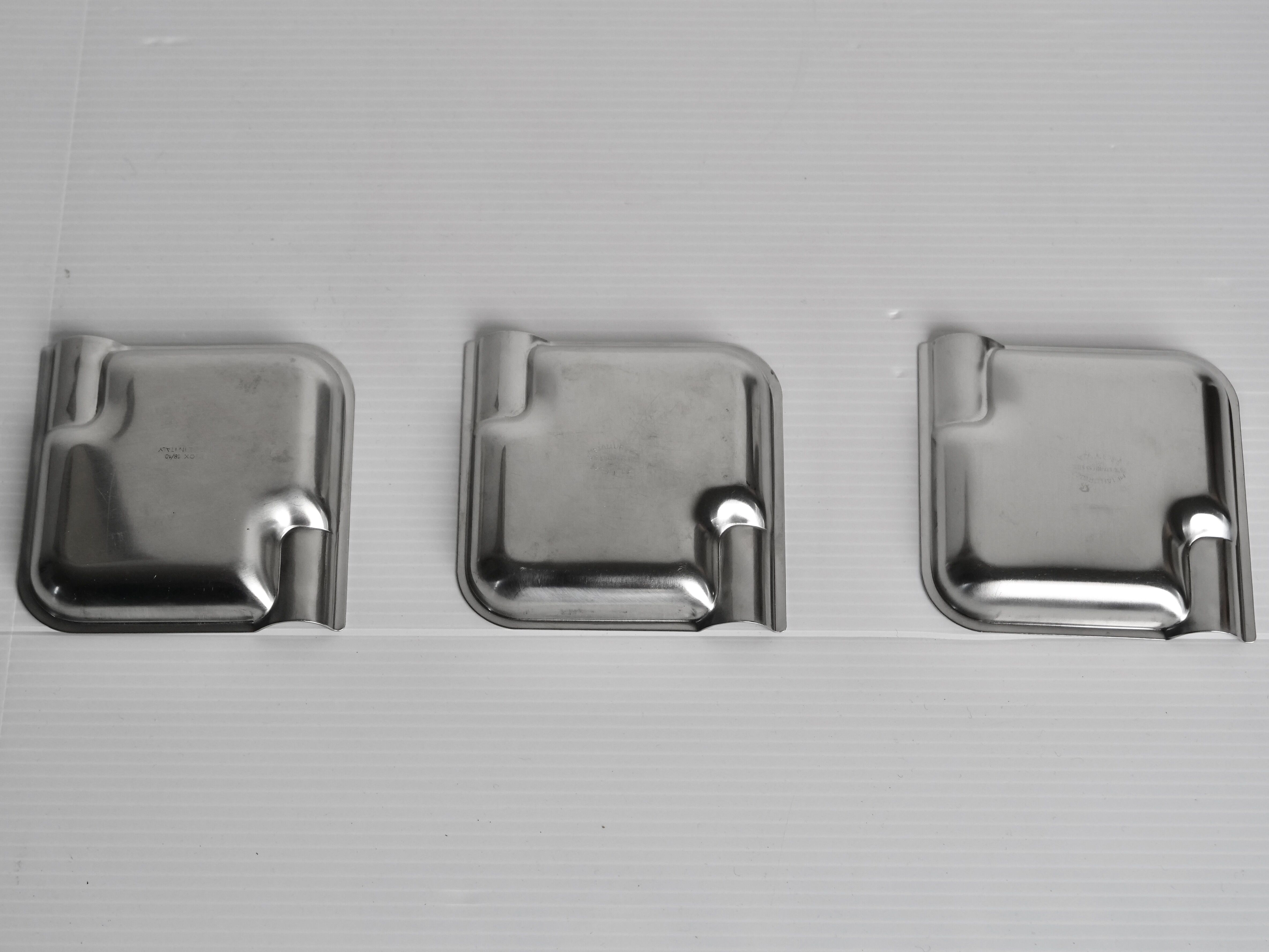 Set de 3 cendriers Wilhelm Wagenfeld design Bauhaus