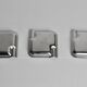 Set de 3 cendriers Wilhelm Wagenfeld design Bauhaus
