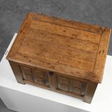 Rustic Oak paneled Trunk or chest, France 18th Century