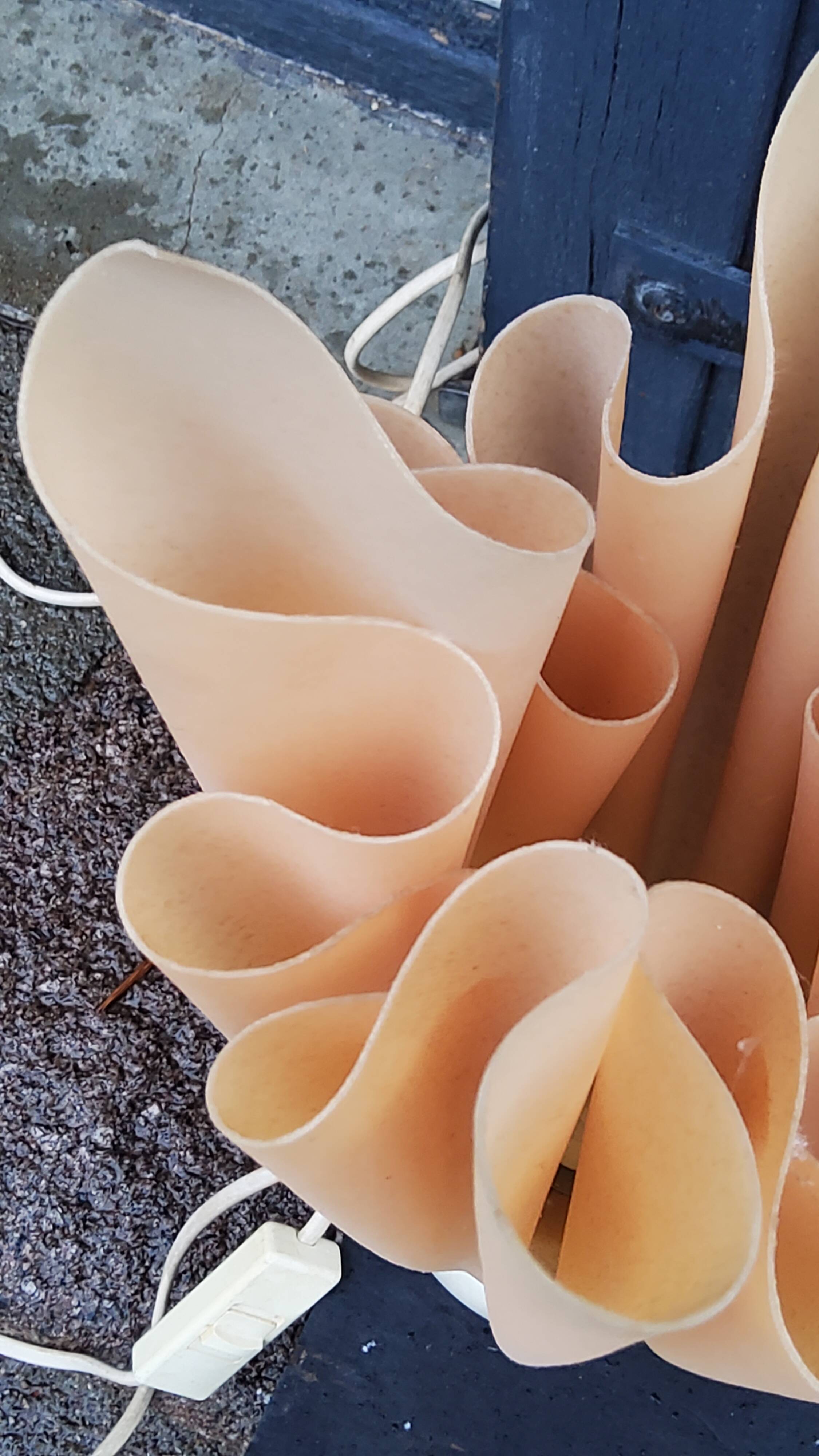 Pair of Ophelie designer lamps by Georgia Jacob