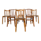 Set of vintage wooden chairs