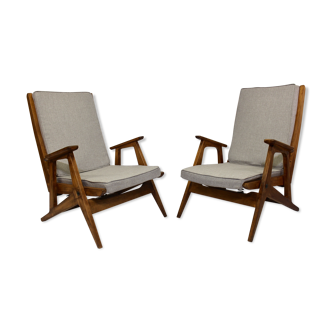 Pair of Scandinavian armchairs