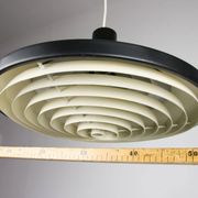 Suspension noire industrielle mid-century, danemark, 1960s