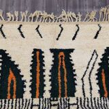 Handwoven Berber rug, 140 x 260 cm