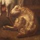 Pastoral landscape italian painting from the 18th century