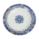 Large round and hollow dish Longwy Louis XV