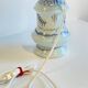 Vintage Blue Ceramic Lamp
