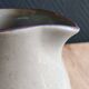 Vintage stoneware jug | Stoneware from Arnon, France | Floral decoration
