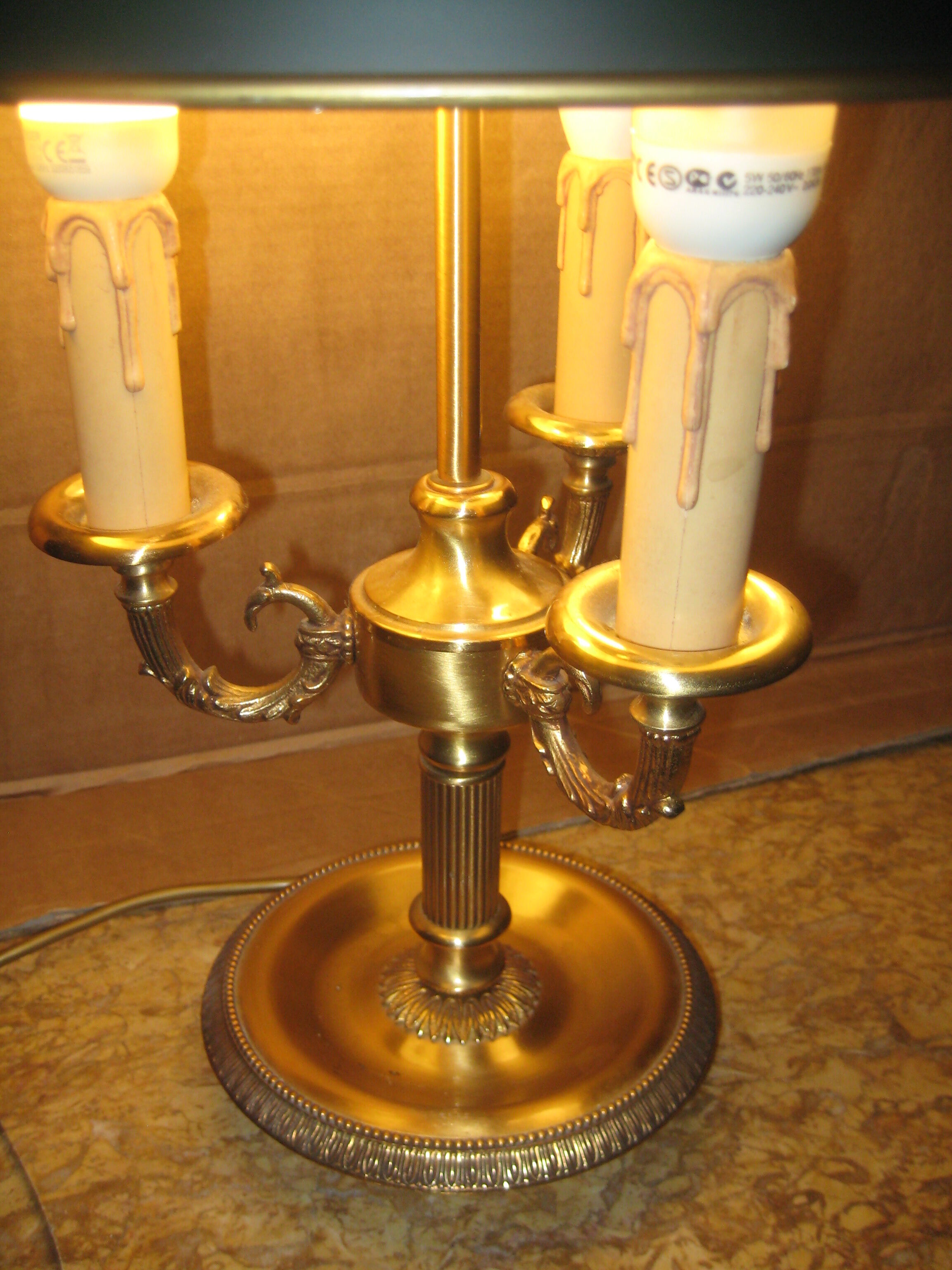 empire-style bottle-style desk lamp