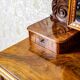 Commode antique en deux parties avec miroir, années 1890.
