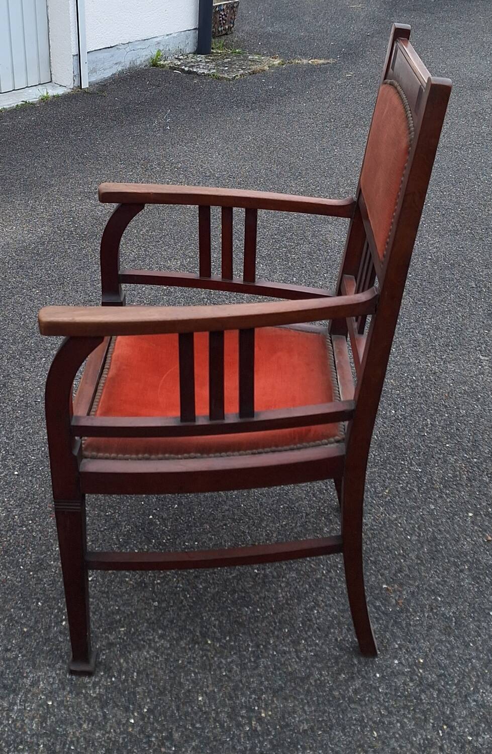 Art Nouveau Arts and Crafts armchair