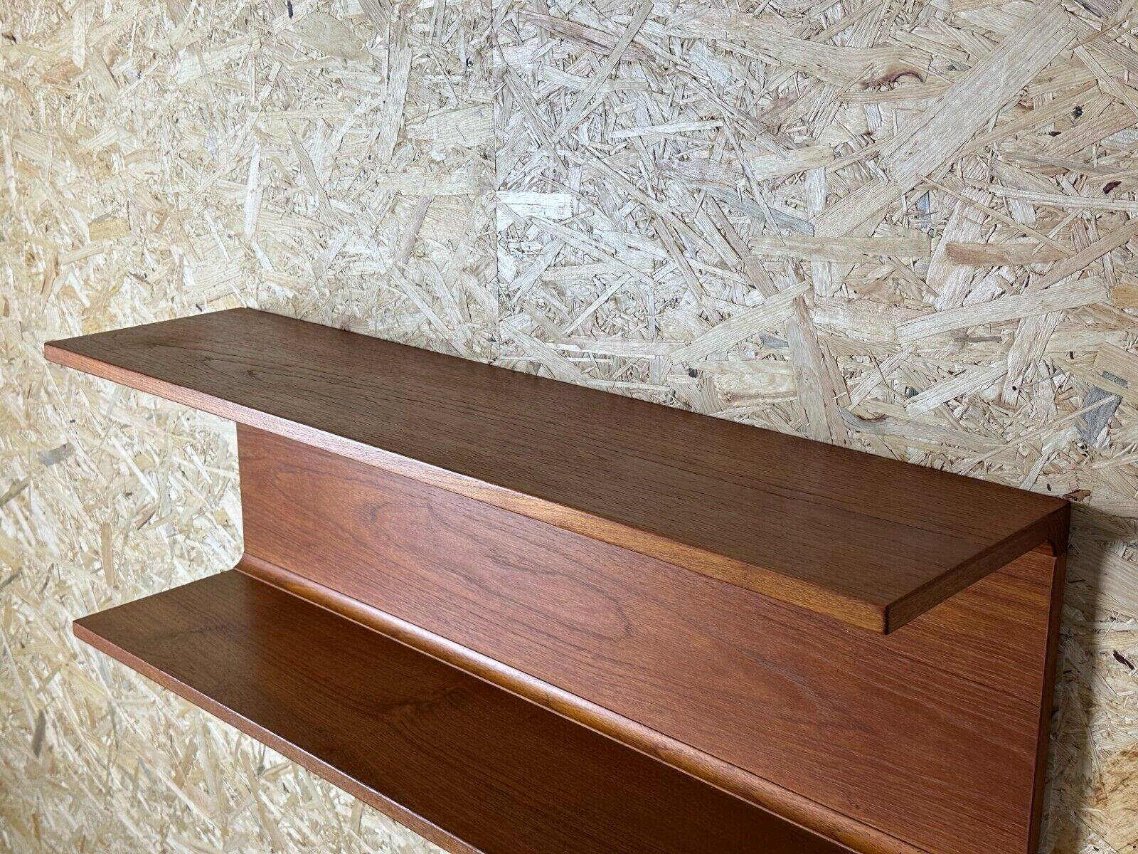 60s 70s étagère murale en teck Pedersen & Hansen Viby J. Denmark Design