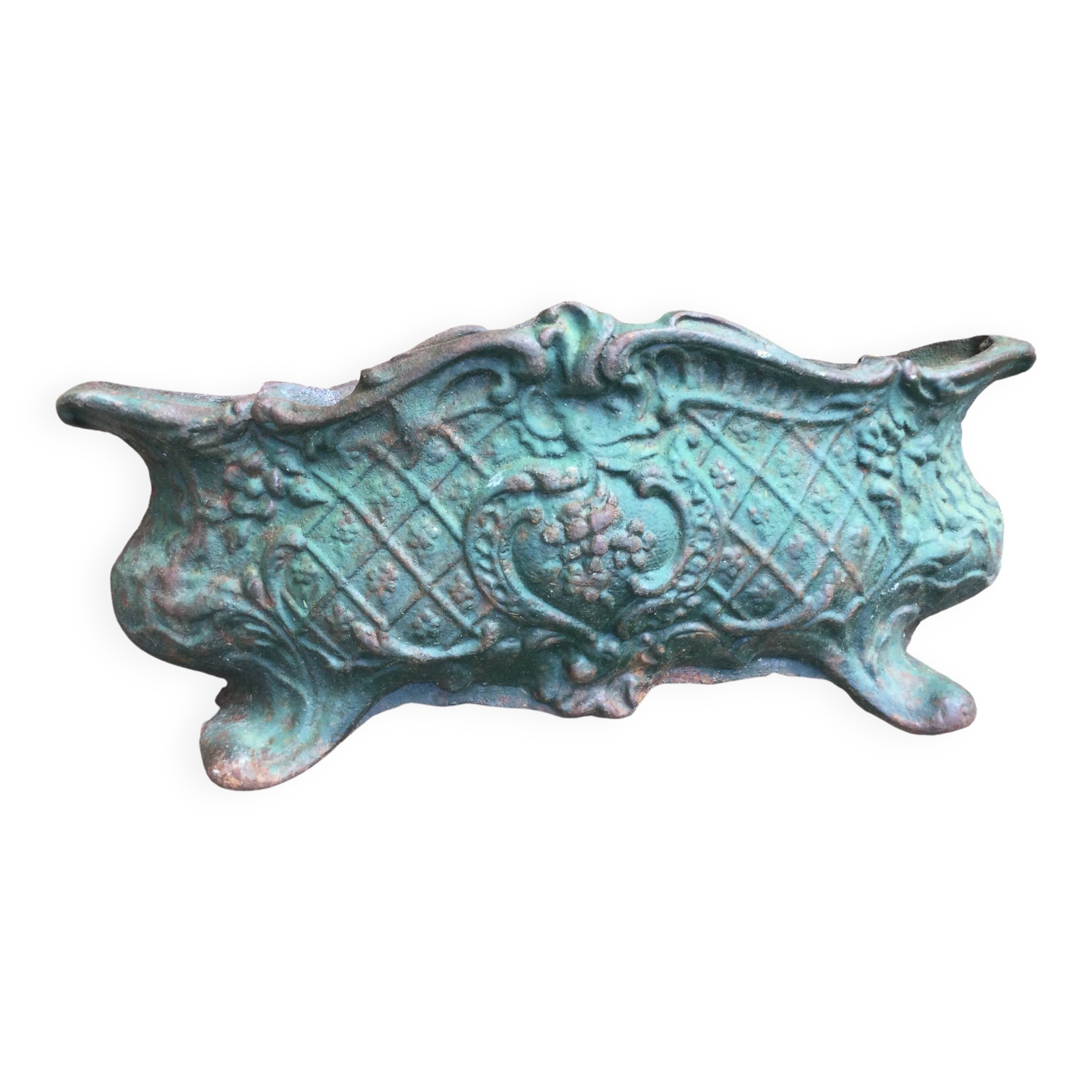 Antique cast iron planter