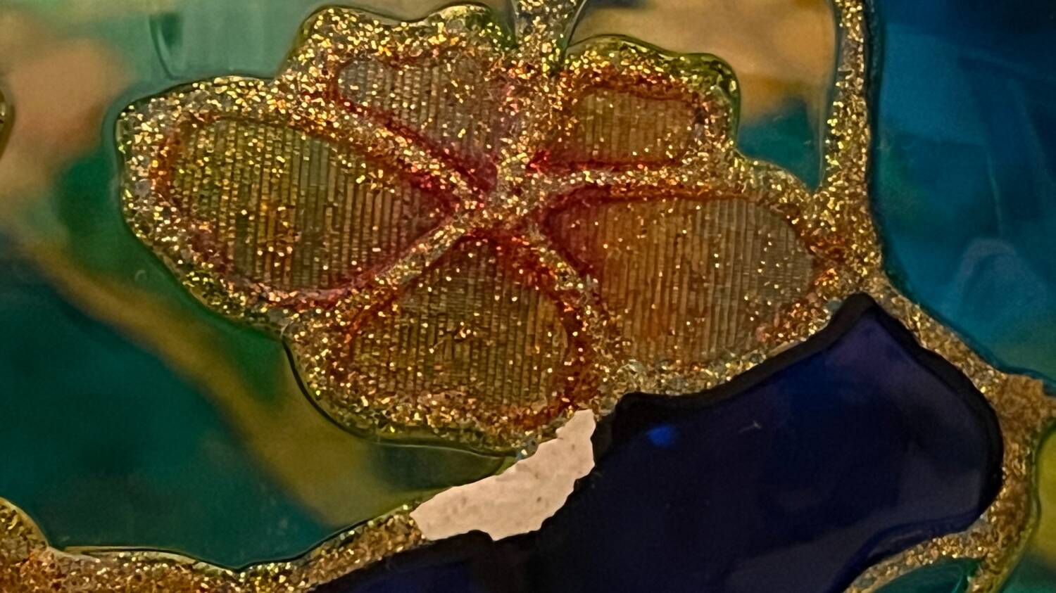 Palita multicolor glass vase