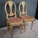 Paire de Chaises en Bois Doré, style Louis XVI – Début XXe