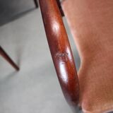 Set of six Thonet armchairs in bent wood, Vienna, Austria, 1991