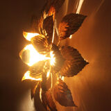 Masca floral wall lamp, Italy, 70's