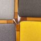 Set of 4 Vintage German Dining Chairs, Beechwood & Multicolor Upholstery