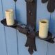 Forged Iron Castle Wall Lights: French Salvaged Sconces, Medieval Style