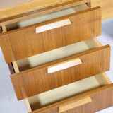 Mid-century desk, vintage design, teak, 1960s