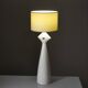Kostka France large ceramic lamp post-modern design 1990s