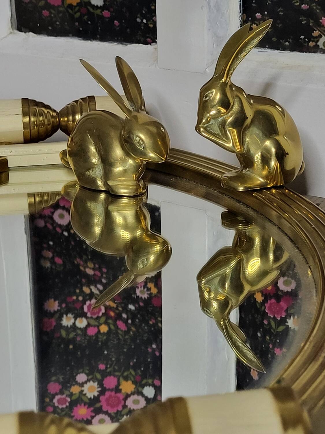 Lapin en laiton